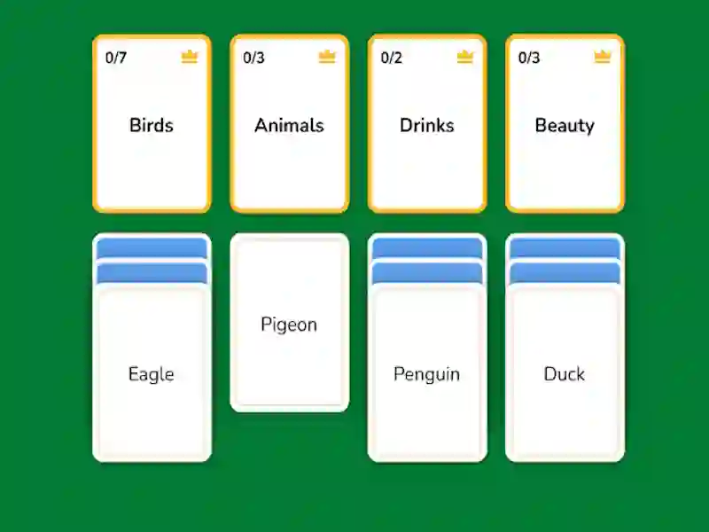 Gioco Word Solitaire in linea