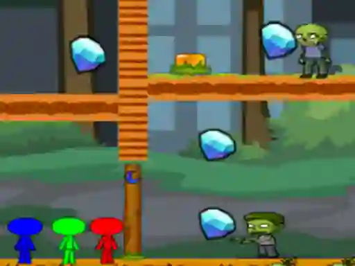 Gioco StickMan Bros Vs Zombies in linea