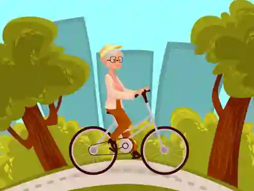 Gioco Happy Bike Riding Jigsaw in linea