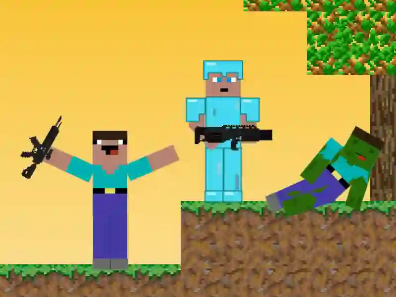 Gioco Noob vs Pro: Zombie Apocalypse in linea
