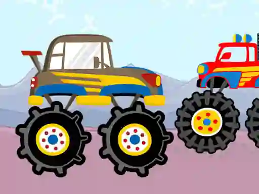 Gioco Fun Monster Trucks Jigsaw in linea