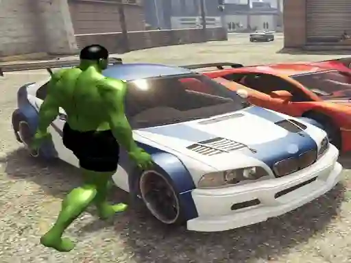 Gioco Chained Car vs Hulk in linea