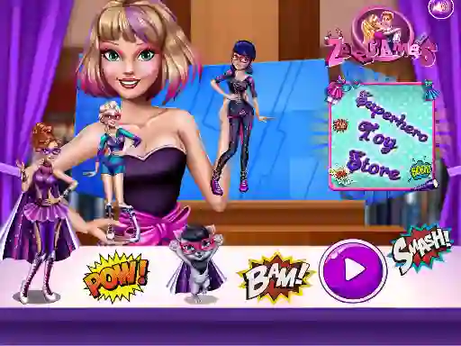 Gioco Superhero Toy Shop in linea