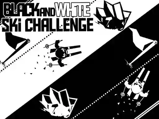 Gioco Black and White Ski Challenge in linea