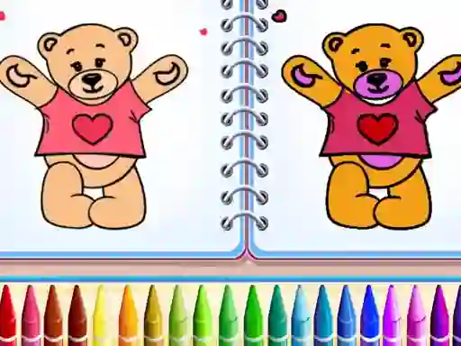 Gioco Cute Teddy Bear Colors in linea