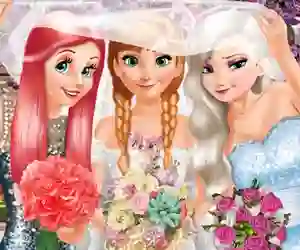 Gioco Bride and Bridesmaides Dress up in linea