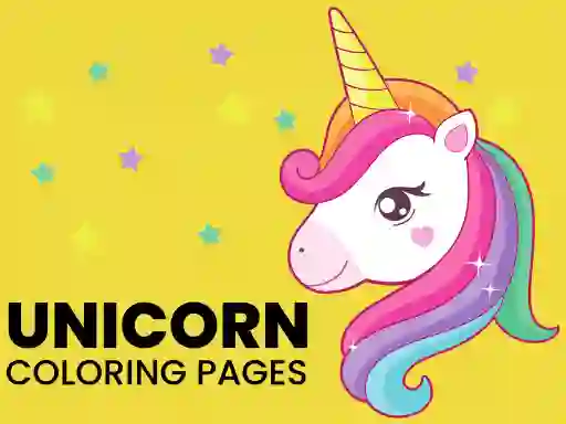 Gioco Unicorn Coloring Pages in linea