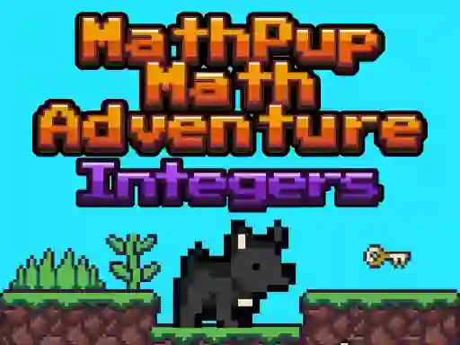 Gioco MathPup Math Adventure Integers in linea