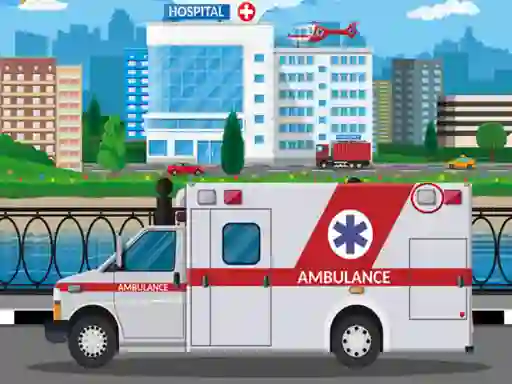 Gioco Ambulance Trucks Differences in linea