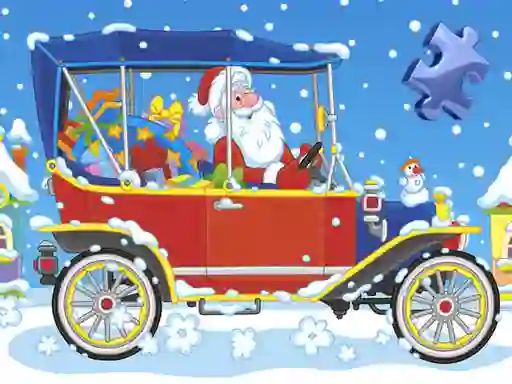 Gioco Christmas Cars Jigsaw in linea