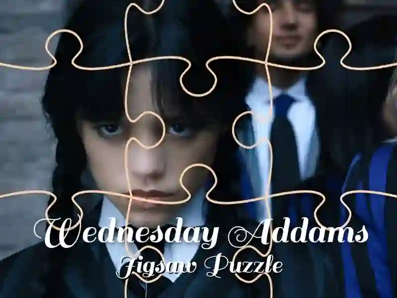 Gioco Wednesday Addams Jigsaw Puzzle in linea