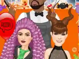 Gioco Jenner Sisters Spooky Hairstyles in linea