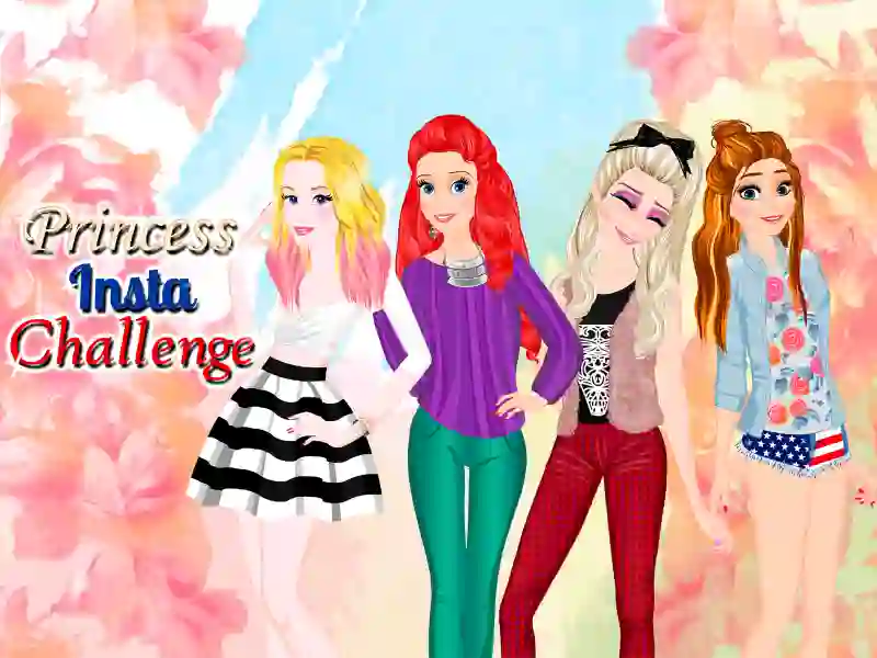 Gioco Princesses: Instagram Challenge in linea