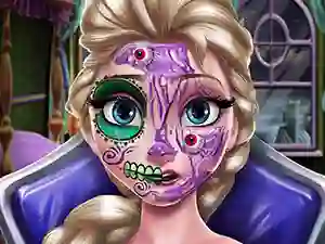 Gioco Elsa Scary Halloween Makeup in linea