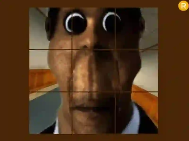 Gioco Obunga Nextbots Sliding Puzzle in linea