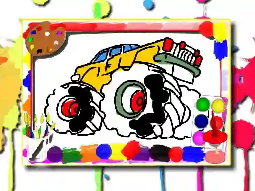 Gioco Monster Truck Coloring Book in linea