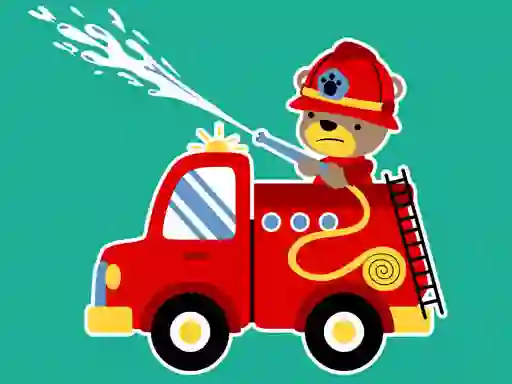 Gioco Animal Firetrucks Match 3 in linea