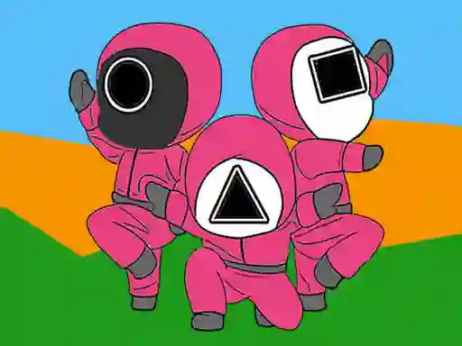 Gioco Squid Coloring Book in linea