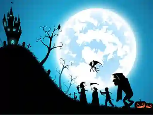 Gioco Happy Halloween Jigsaw in linea