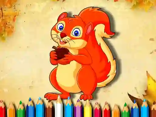 Gioco Squirrel Coloring Book in linea