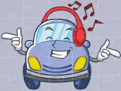 Gioco Smiling Cars Jigsaw in linea