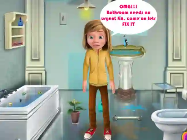 Gioco Riley Bathroom Cleaning in linea