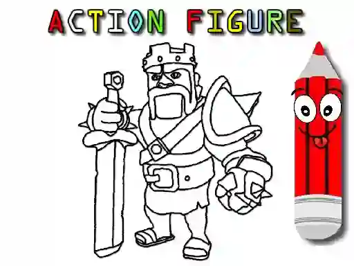 Gioco Back To School: Action Figure Coloring in linea