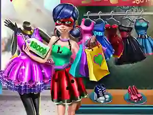 Gioco Dotted girl realife shopping in linea