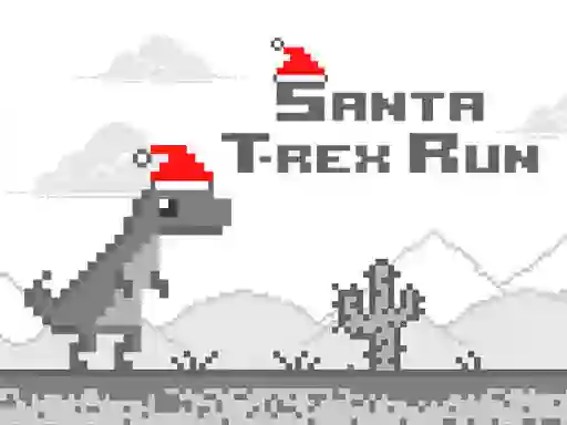 Gioco Santa T-Rex Run in linea