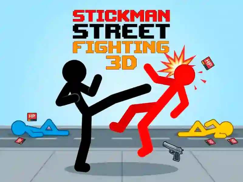 Gioco Stickman Street Fighting 3d in linea