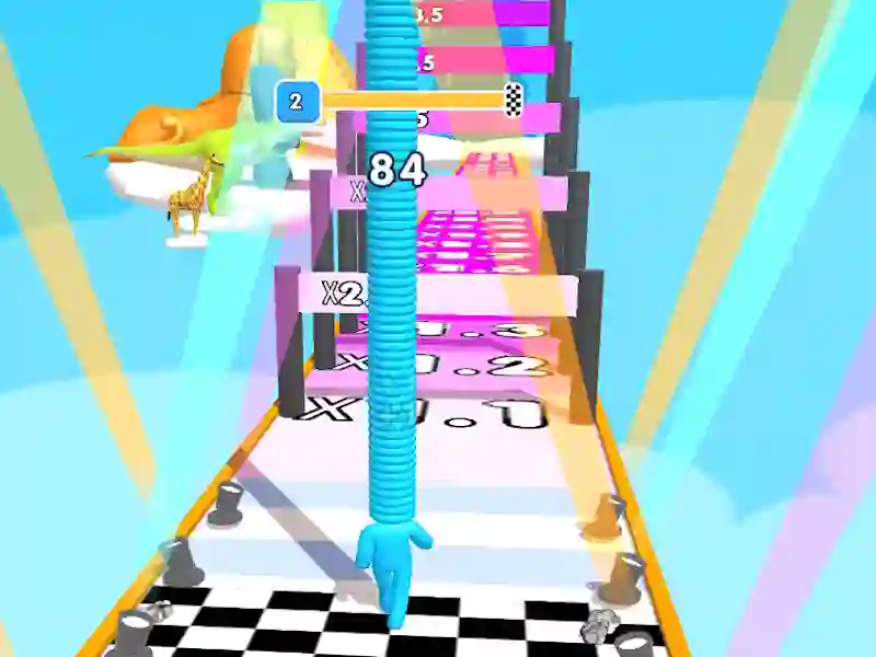 Gioco Long neck in linea
