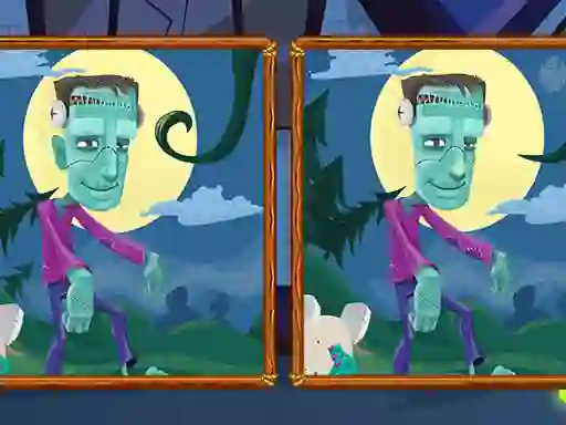 Gioco Halloween Find the Differences in linea