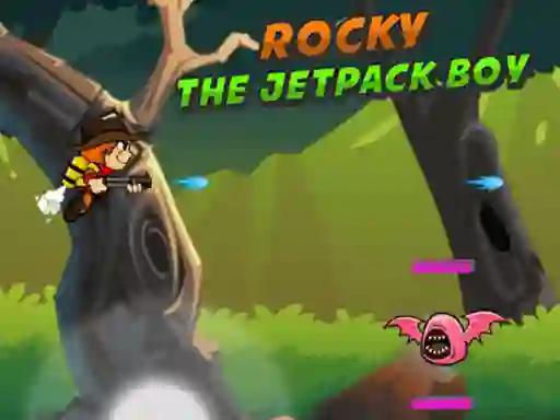 Gioco Rocky The Jetpack Boy in linea