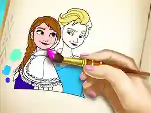 Gioco Ice Kingdom Coloring Book in linea