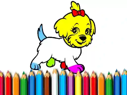 Gioco Back To School: Doggy Coloring Book in linea