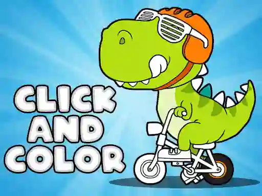 Gioco Click And Color Dinosaurs in linea