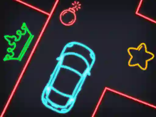 Gioco Neon Car Puzzle in linea