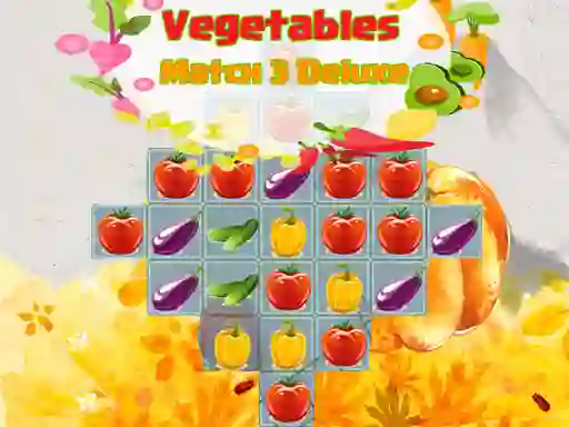 Gioco Vegetables Match 3 Deluxe in linea