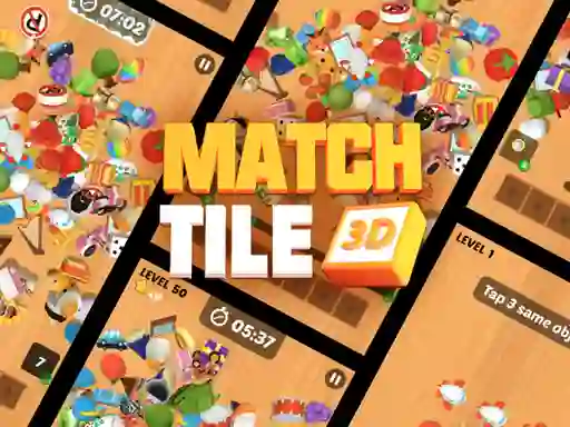 Gioco Match Tile 3d in linea