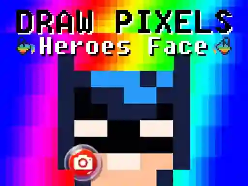 Gioco Draw Pixels Heroes Face in linea