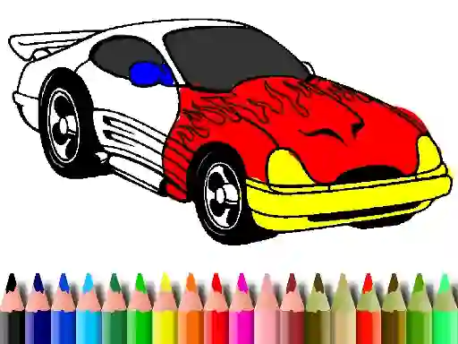 Gioco Back To School: Muscle Car Coloring in linea