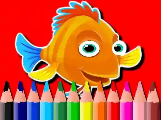 Gioco Back To School: Fish Coloring Book in linea