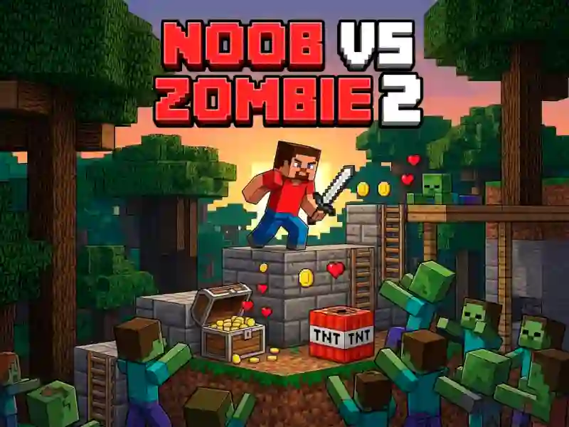 Gioco Noob vs Zombie 2 in linea