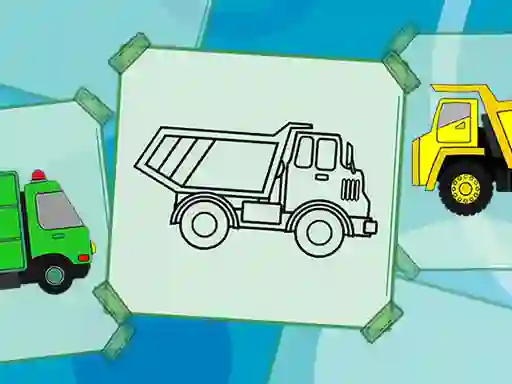 Gioco Truck Coloring Book in linea