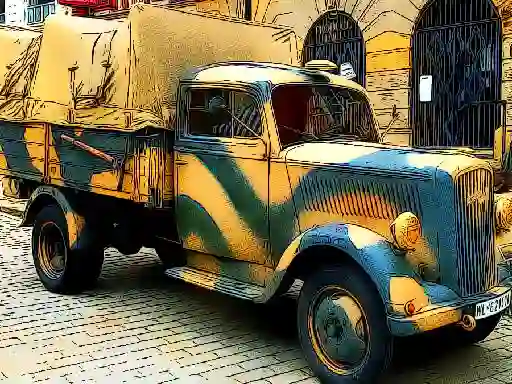 Gioco Army Trucks Jigsaw in linea