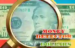 Gioco Money Detector: Dollars in linea