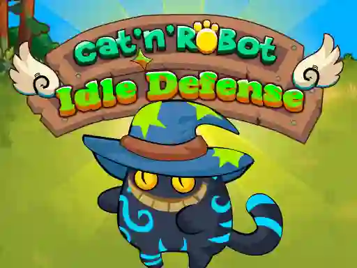 Gioco Cat'n' Robot Idle Defense in linea