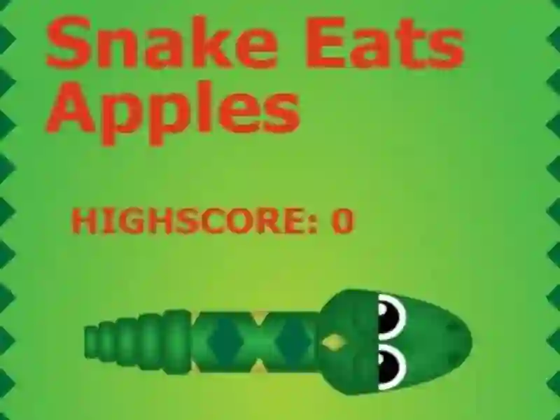 Gioco Snake Eats Apples in linea