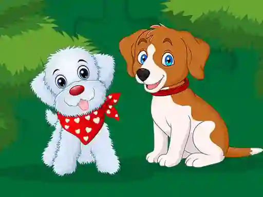Gioco Cute Puppies Jigsaw in linea