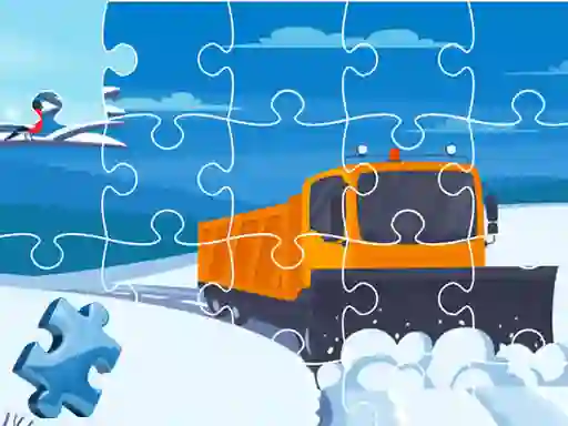 Gioco Winter Trucks Jigsaw in linea